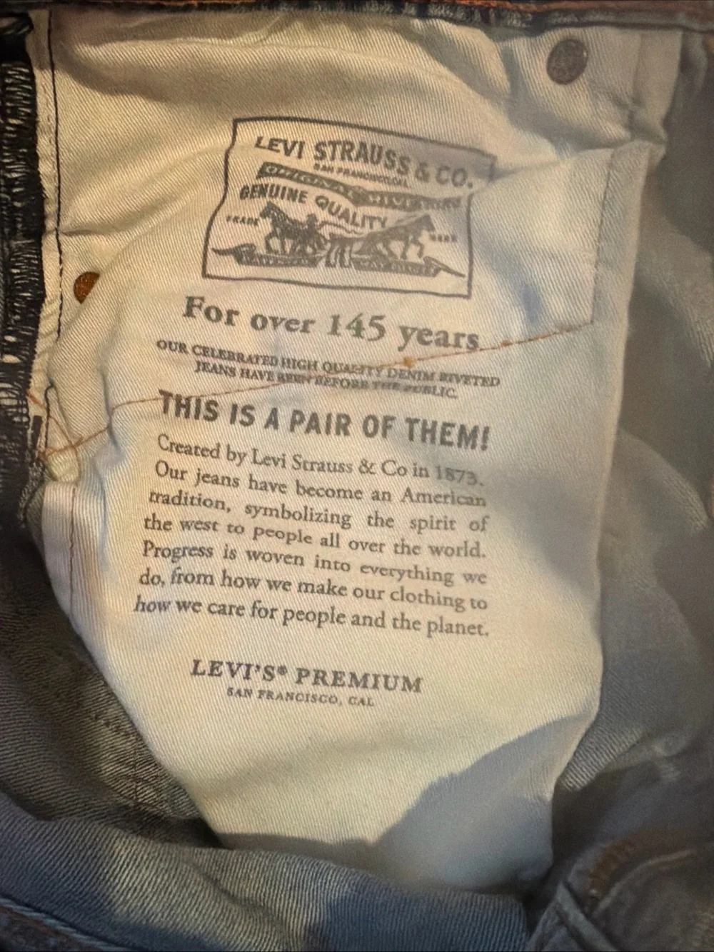 Levi’s Men’s Classic Straight Fit Jeans - Light Blue Sz 32/32